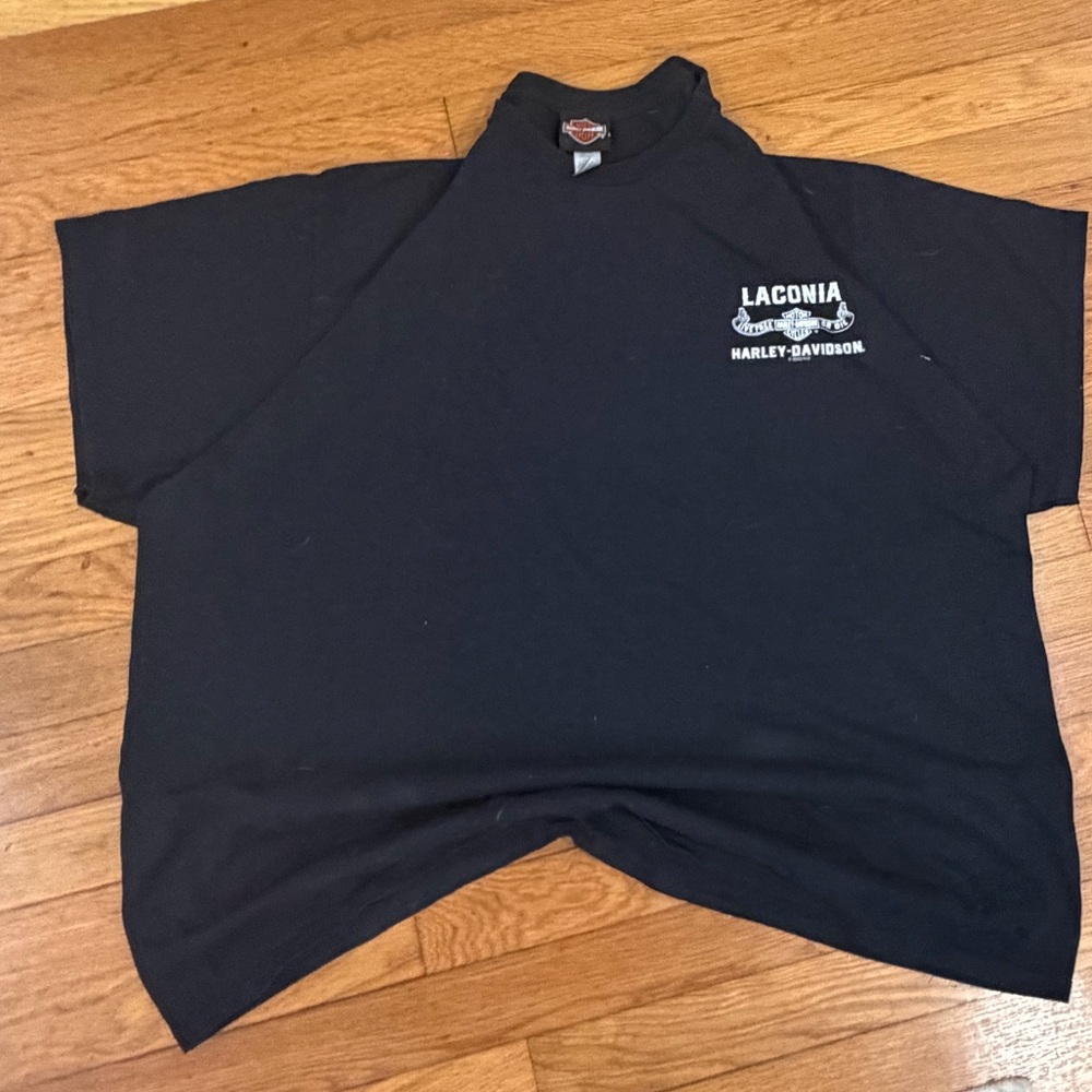 Harley-Davidson Kids Black Tee with Laconia Logo